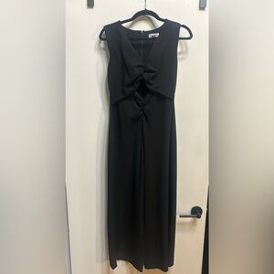Calvin Klein cut out black jumpsuit